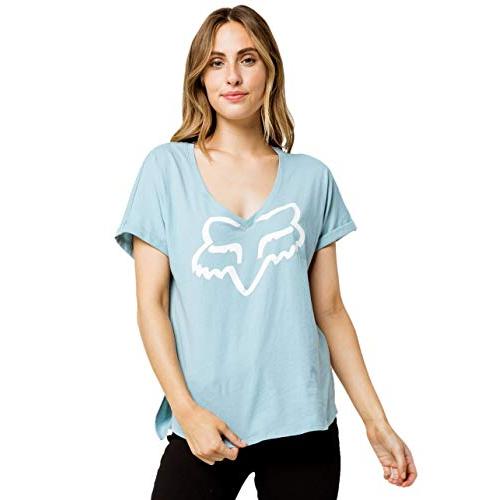 Fox Racing Women's Responded V-Neck Short Rolled Sleeve Tee