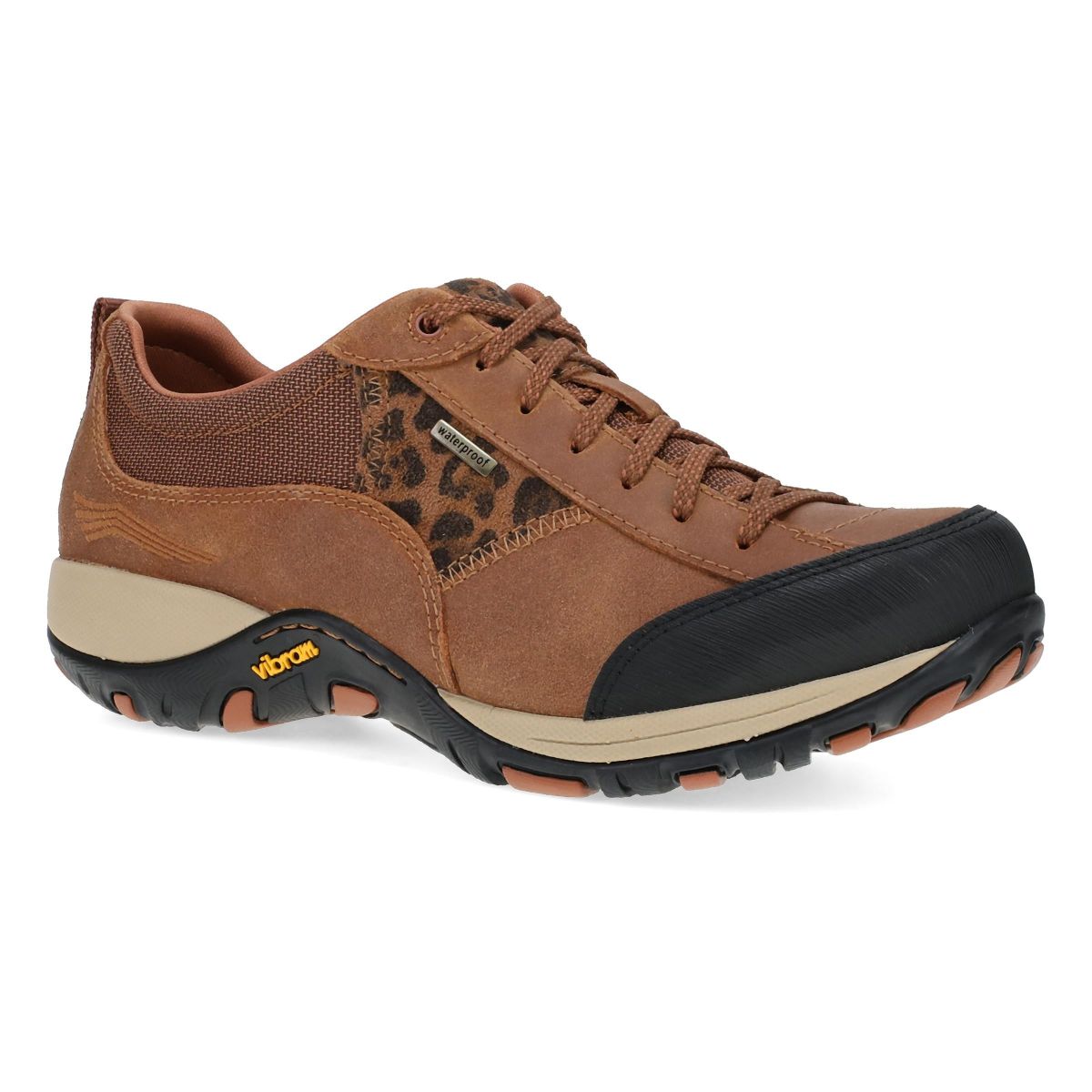 Dansko Women's Paisley Waterproof Walking Shoe Brown Leopard - 4350560200