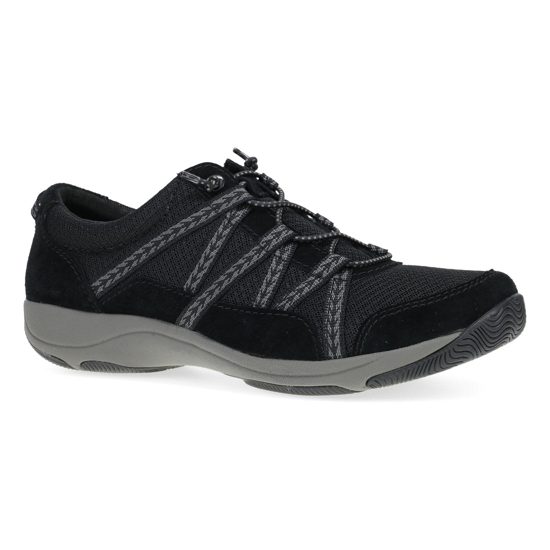 Dansko Women's Harlyn Walking Shoe Black/Black Suede - 4854100210
