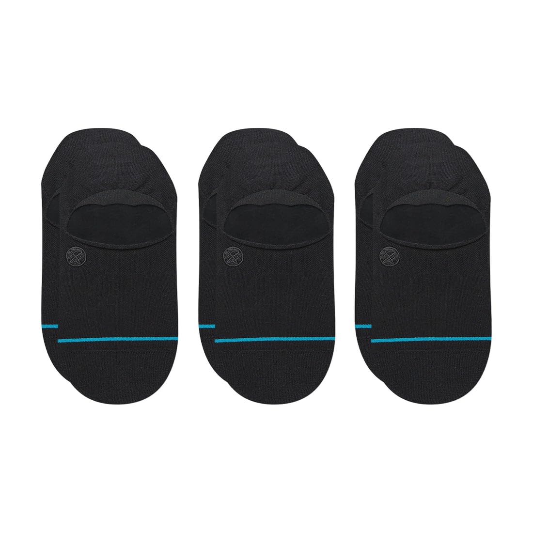 Stance Icon No Show Socks 3-Pack for Men and Women, No Slip Grip - Cotton Blend - Light Cushioning -