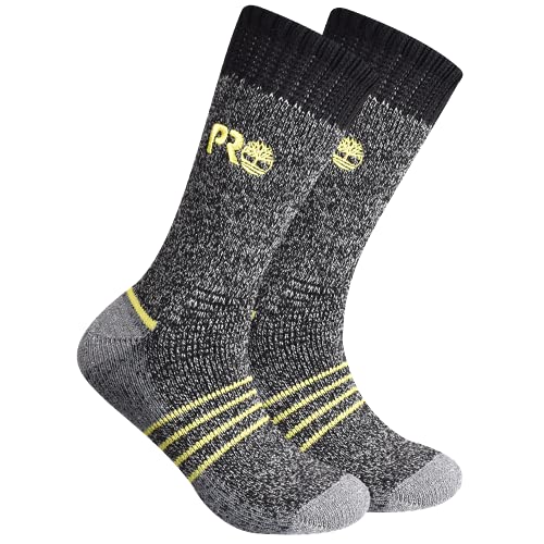Timberland PRO Men's Marled Heavyweight Full Cushion Boot Socks Grey (2 pairs) - 43TB302353TD-065