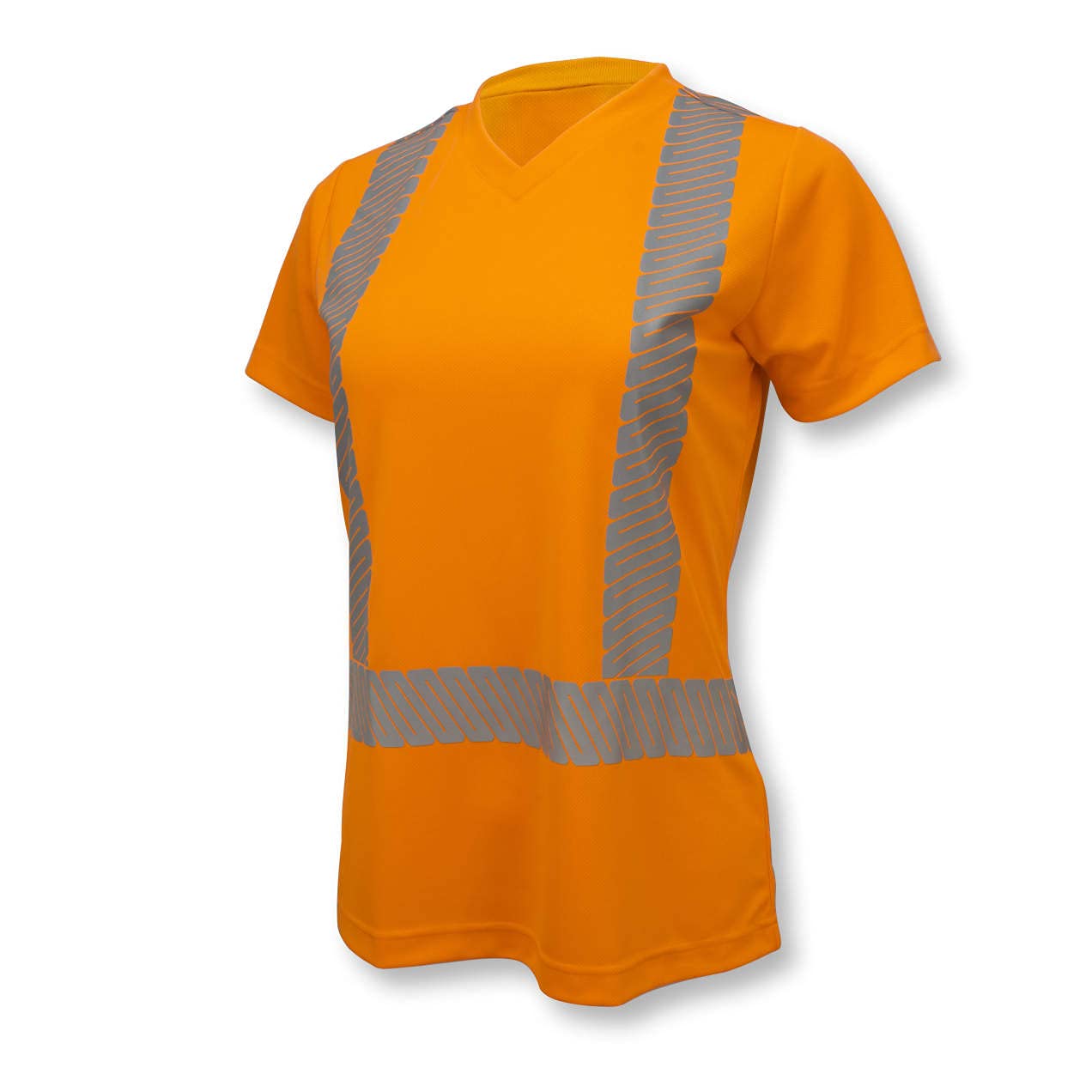 Radians Women's Class 2 High Visibility Safety T-Shirt with Max-Dri™ Hi-Vis Orange - ST11W-2POS
