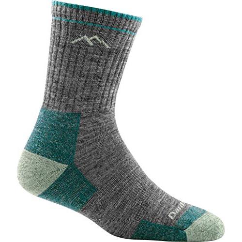 Darn Tough Women's Hiker Micro Crew Midweight with Cushion Hiking Sock Slate - 1903-SLATE