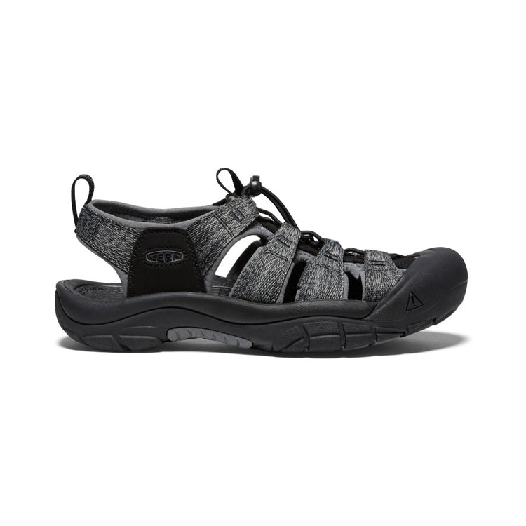 KEEN Men's Newport H2 Sandal Black/Steel Grey - 1022252