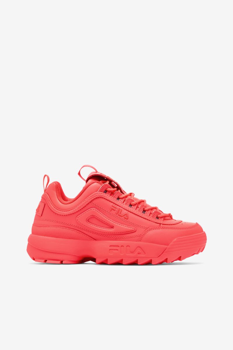 FILA Women's Disruptor II Sneaker Fiery Coral/Fiery Coral/Fiery Coral - 5XM01763-601