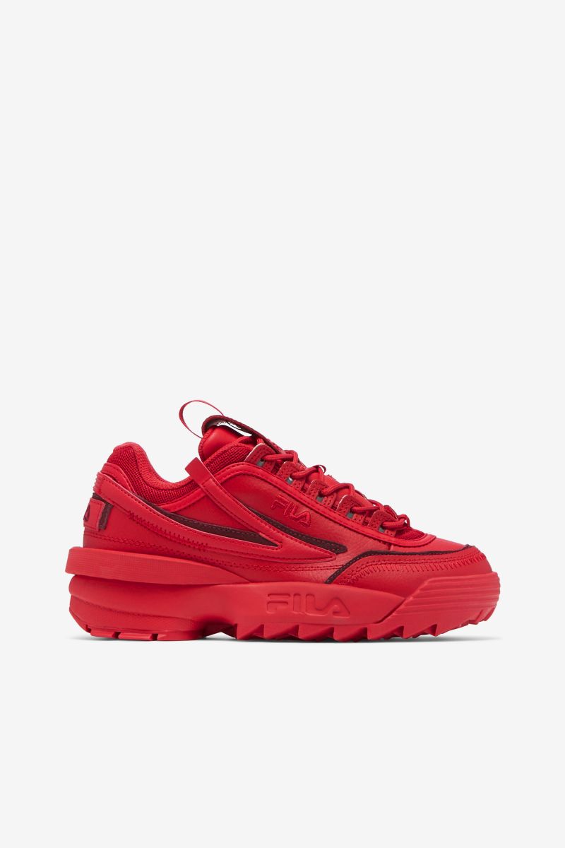 FILA Women's Disruptor II Sneaker Fila Red/Rio Red/Fila Red - 5XM01803-600
