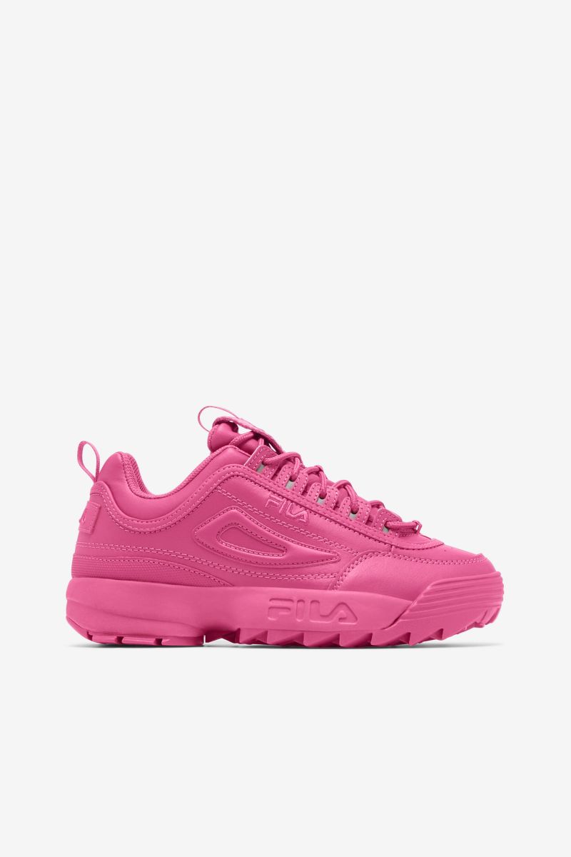 FILA Women's Disruptor II Premium Sneaker Fuchsia Rose/Fuchsia Rose/Fuchsia Rose - 5XM01807-501