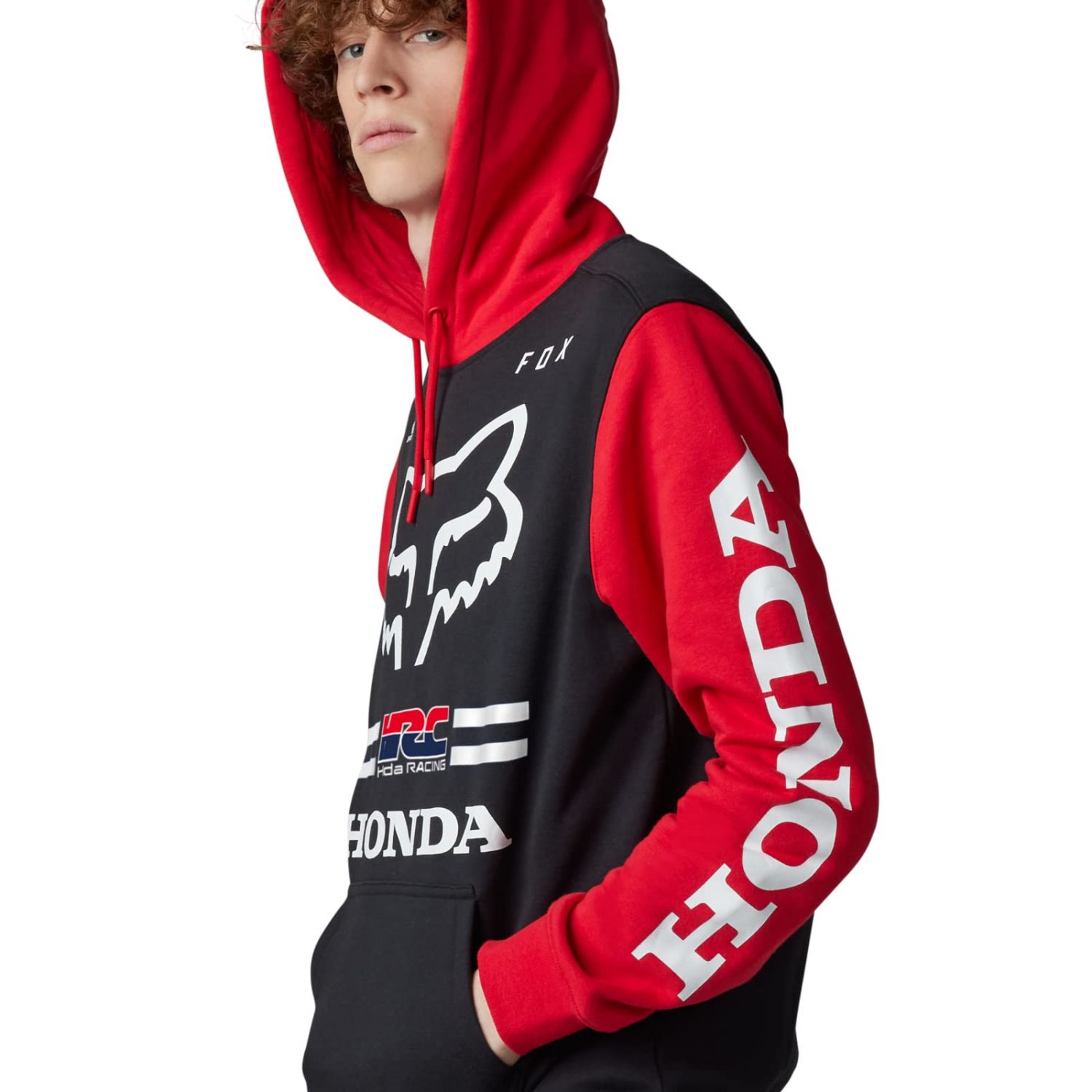 Fox Racing Men's Standard Fox X Honda Pullover Fleece Hoodie