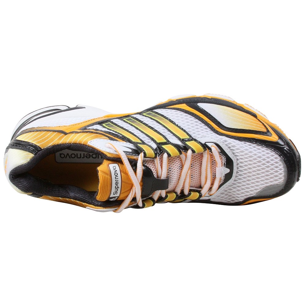 adidas Men's Supernova Glide, White/Phantom/Gold