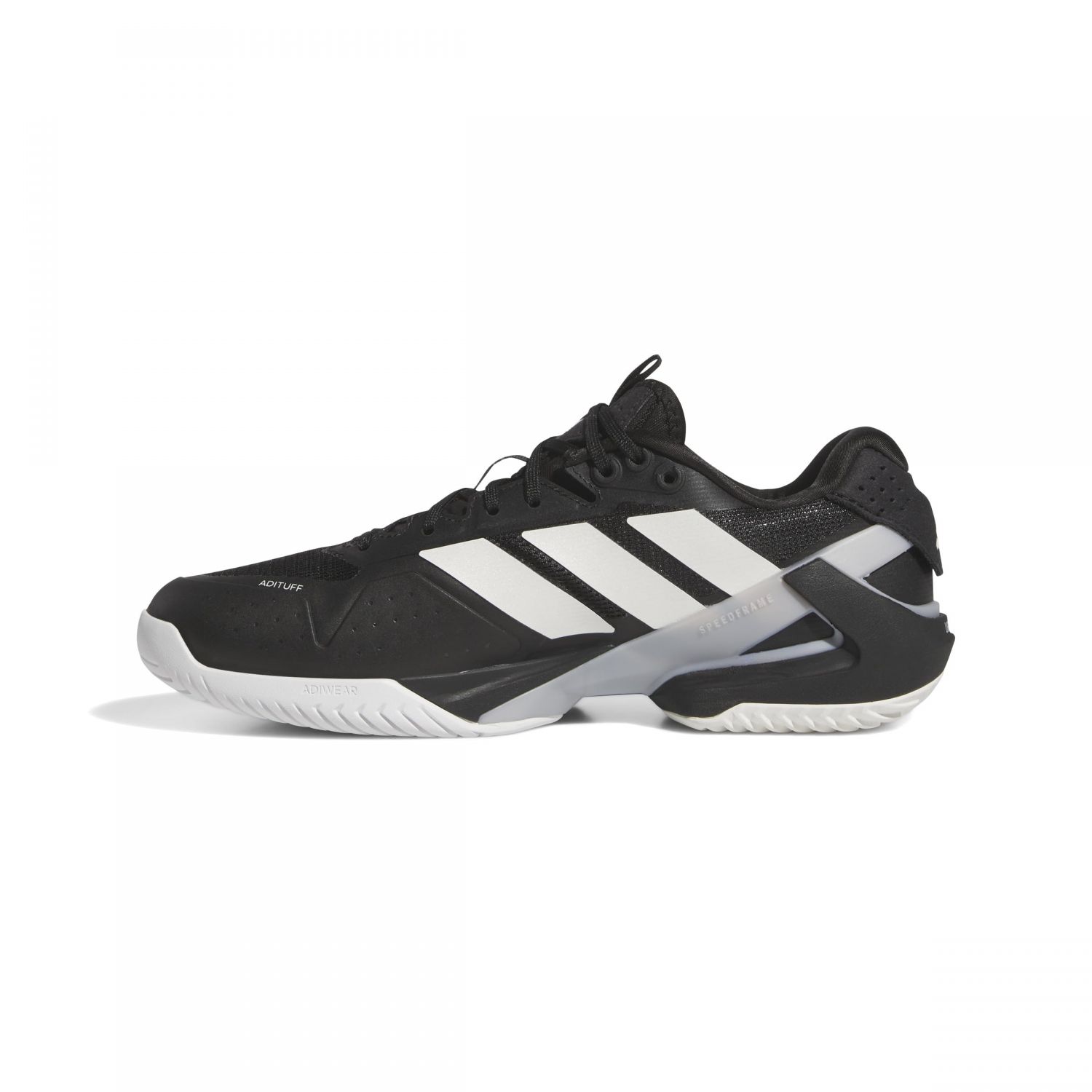 Adidas Mens Adizero Ubersonic 5 Tennis Court Shoe Core Black/Zero Metallic/Silver Metallic - IH2556
