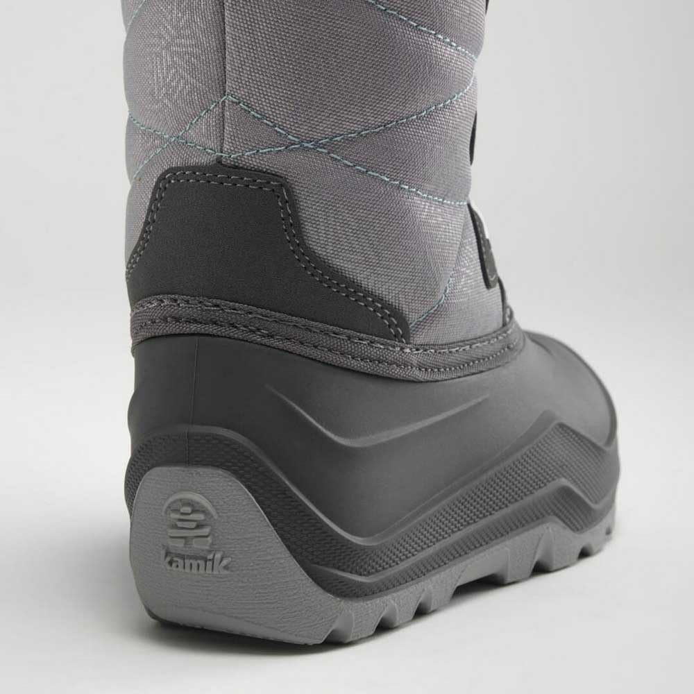 Kamik Kids' Snowangel Winter Boots, Charcoal, 13 Little
