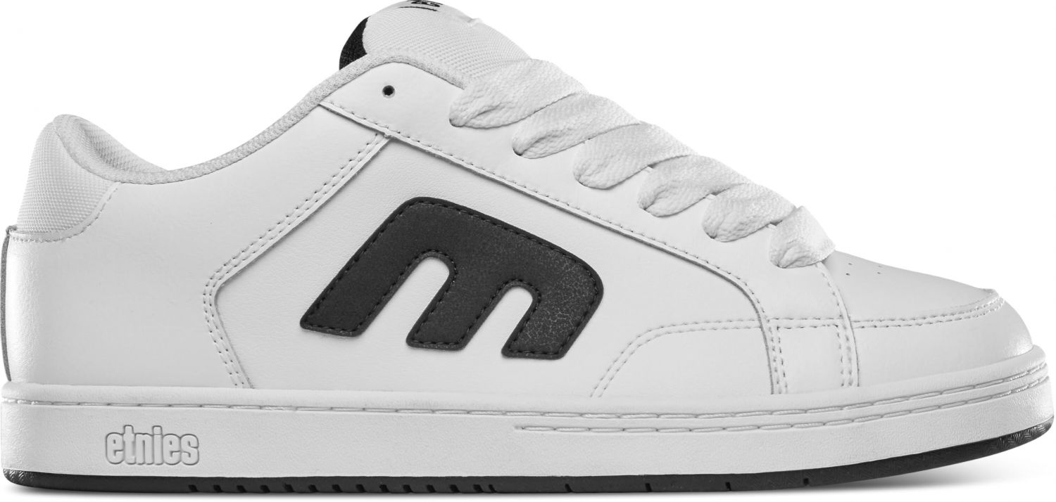 Etnies Men's Kingpin 2K Skate Shoes White/Black - 4101000603-110