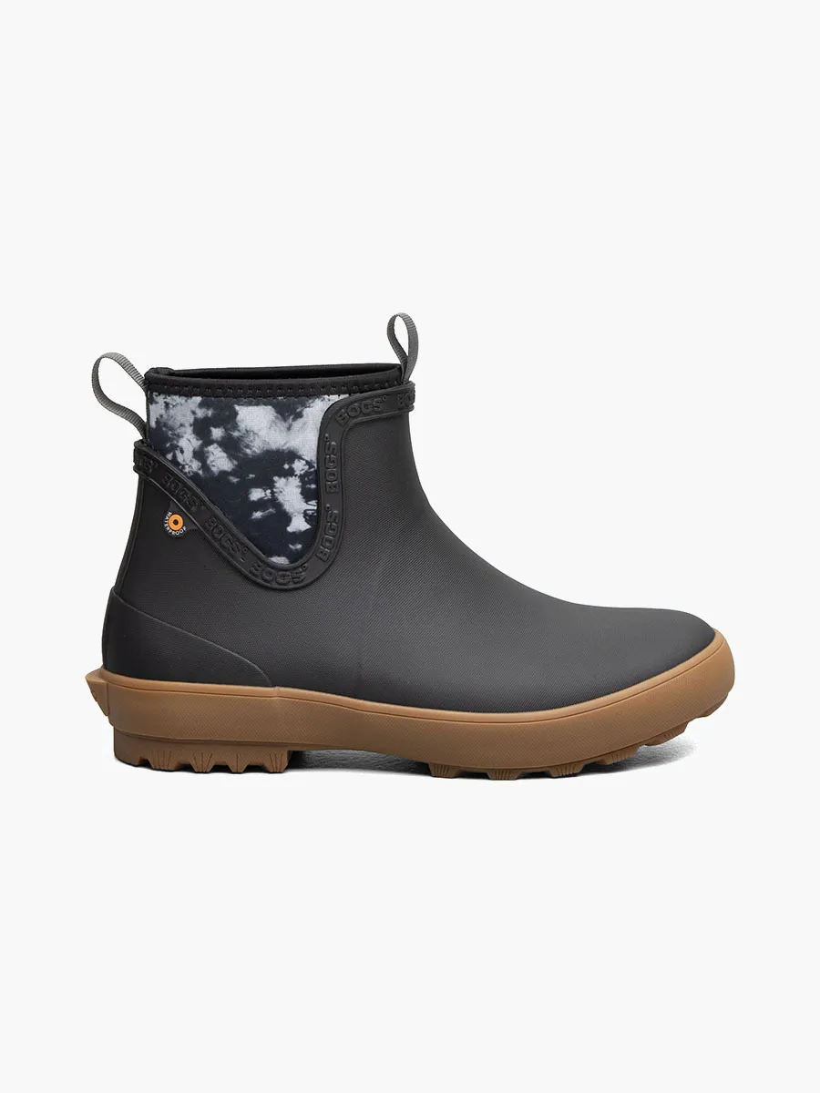BOGS Women's Harper Chelsea Waterproof Slip On Garden Boots Black Multi - 73478-009