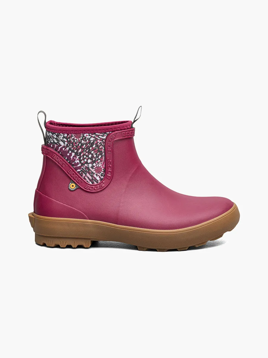 BOGS Women's Harper Chelsea Slip On Waterproof Garden Boots Berry - 73478-65