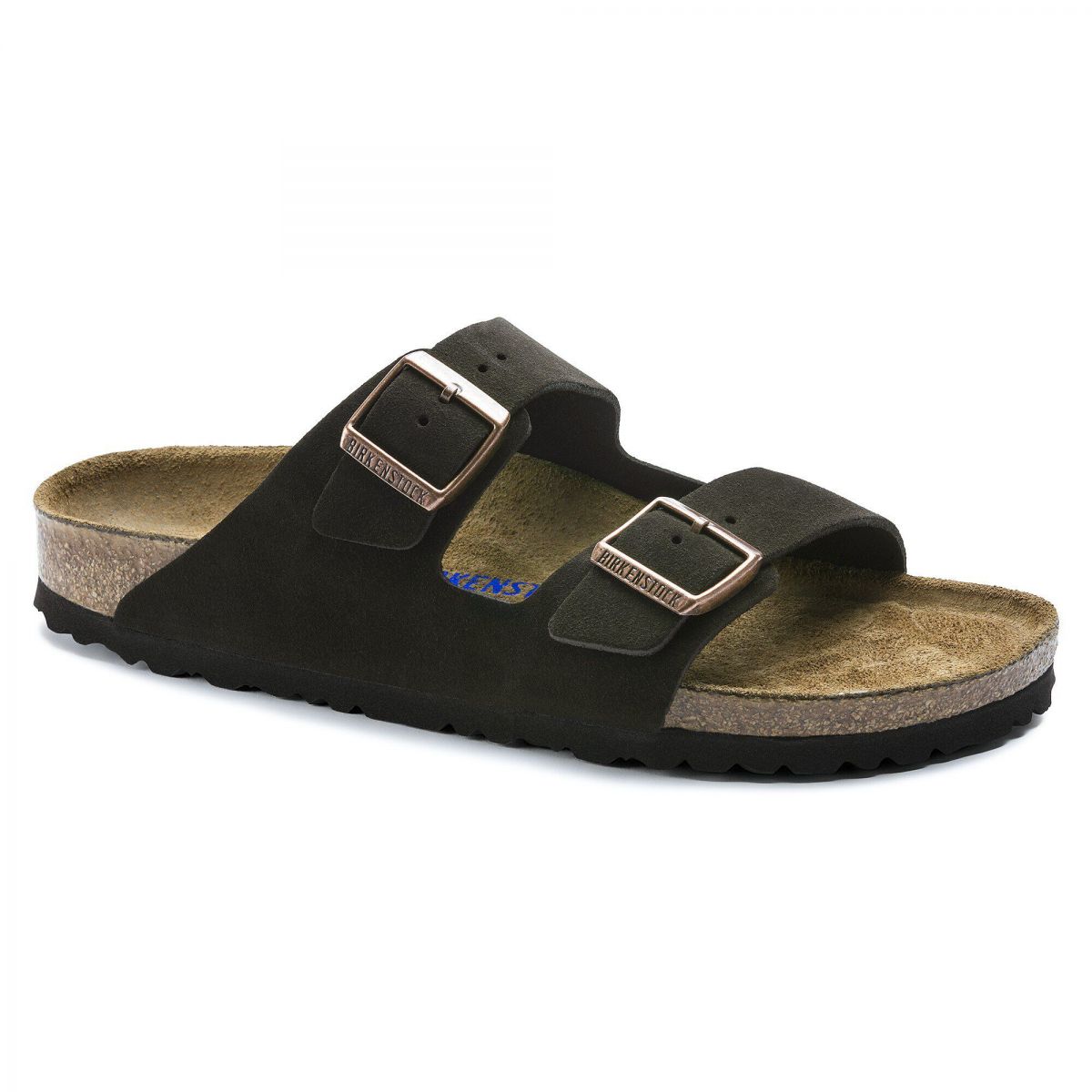 BIRKENSTOCK Unisex Arizona Soft Footbed Mocha Suede (regular width) - 0951311