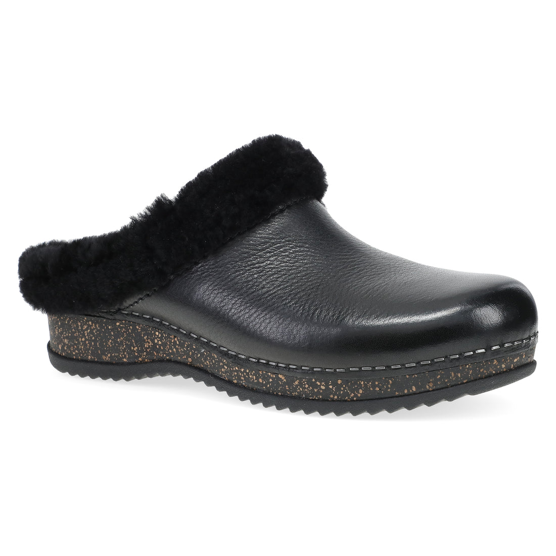 Dansko Women's Magda Black Waxy Milled Mule  - 9612500200