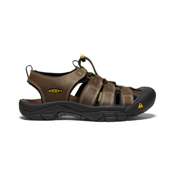 KEEN Men's Newport Leather Sandal Bison - 1001870
