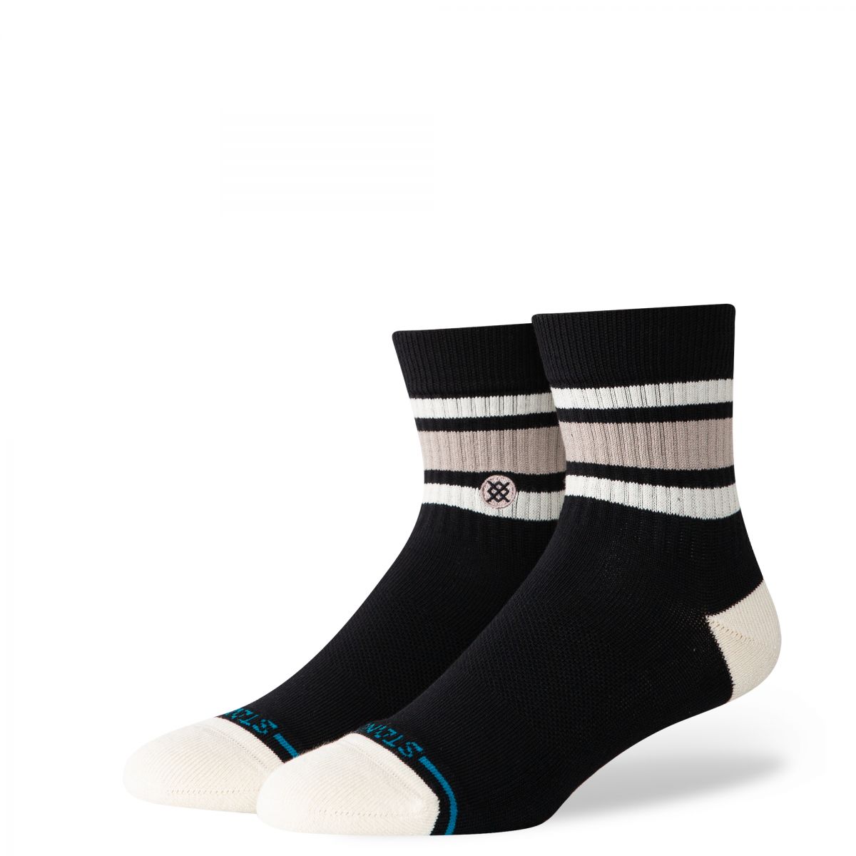 Stance Unisex Boyd Quarter Medium Cushion Socks String Grey - A356A23BOY-STG
