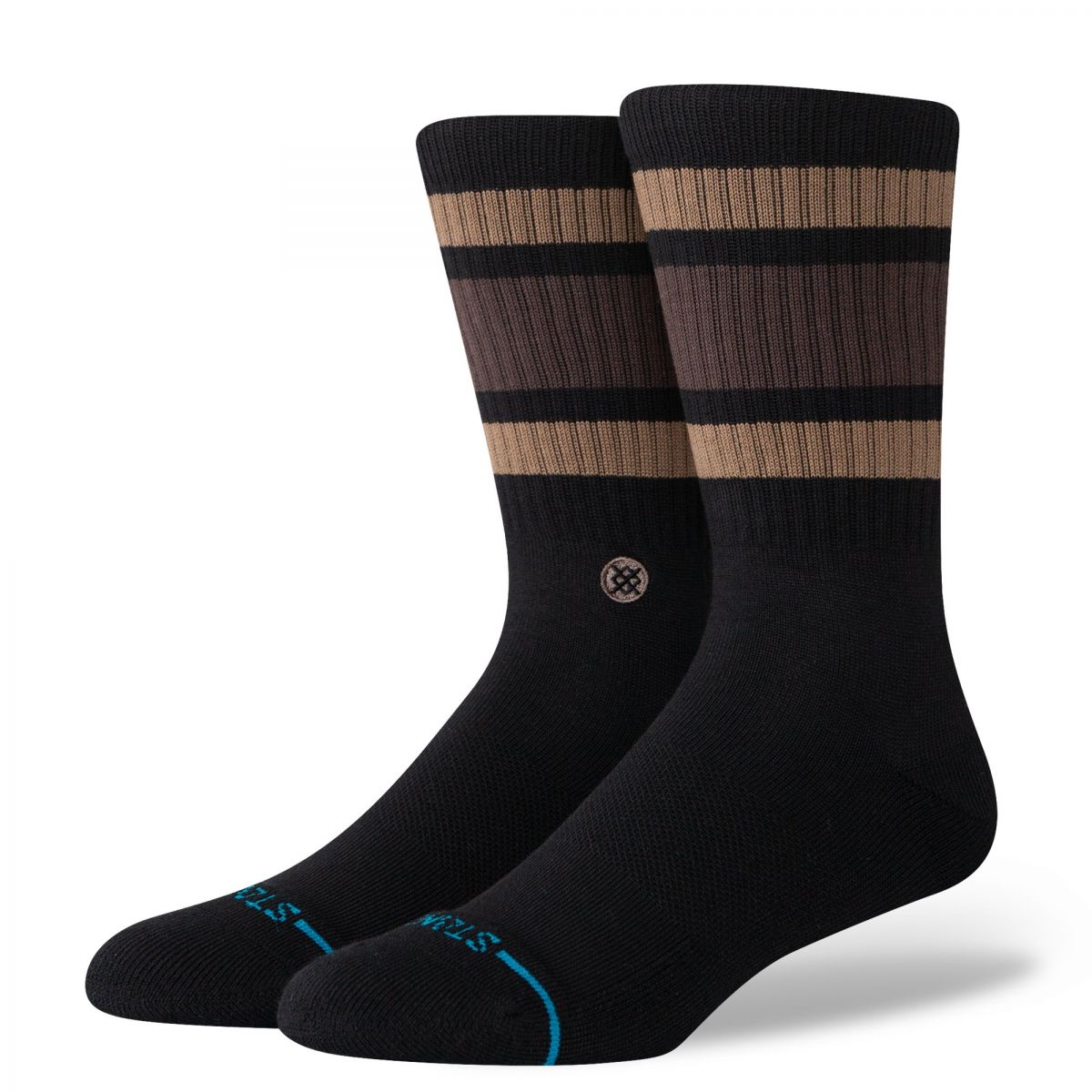 Stance Unisex Boyd Crew Medium Cushion Socks Brown - A556A20BOS-BR2