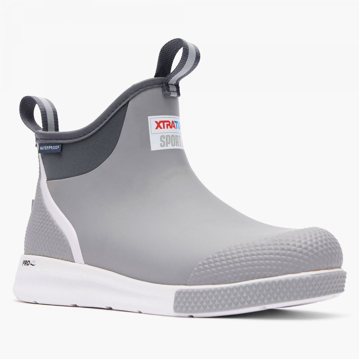 XTRATUF Men's 6" Ankle Deck Boot Sport Grey - ADSM100