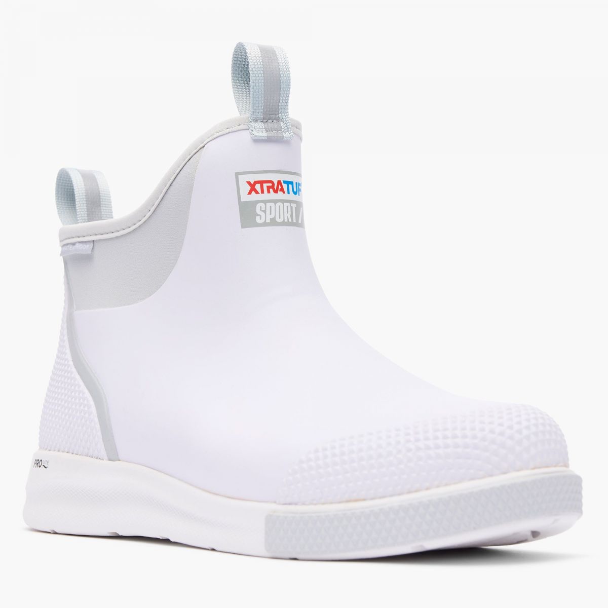 XTRATUF Men's 6" Ankle Deck Boot Sport White - ADSM101
