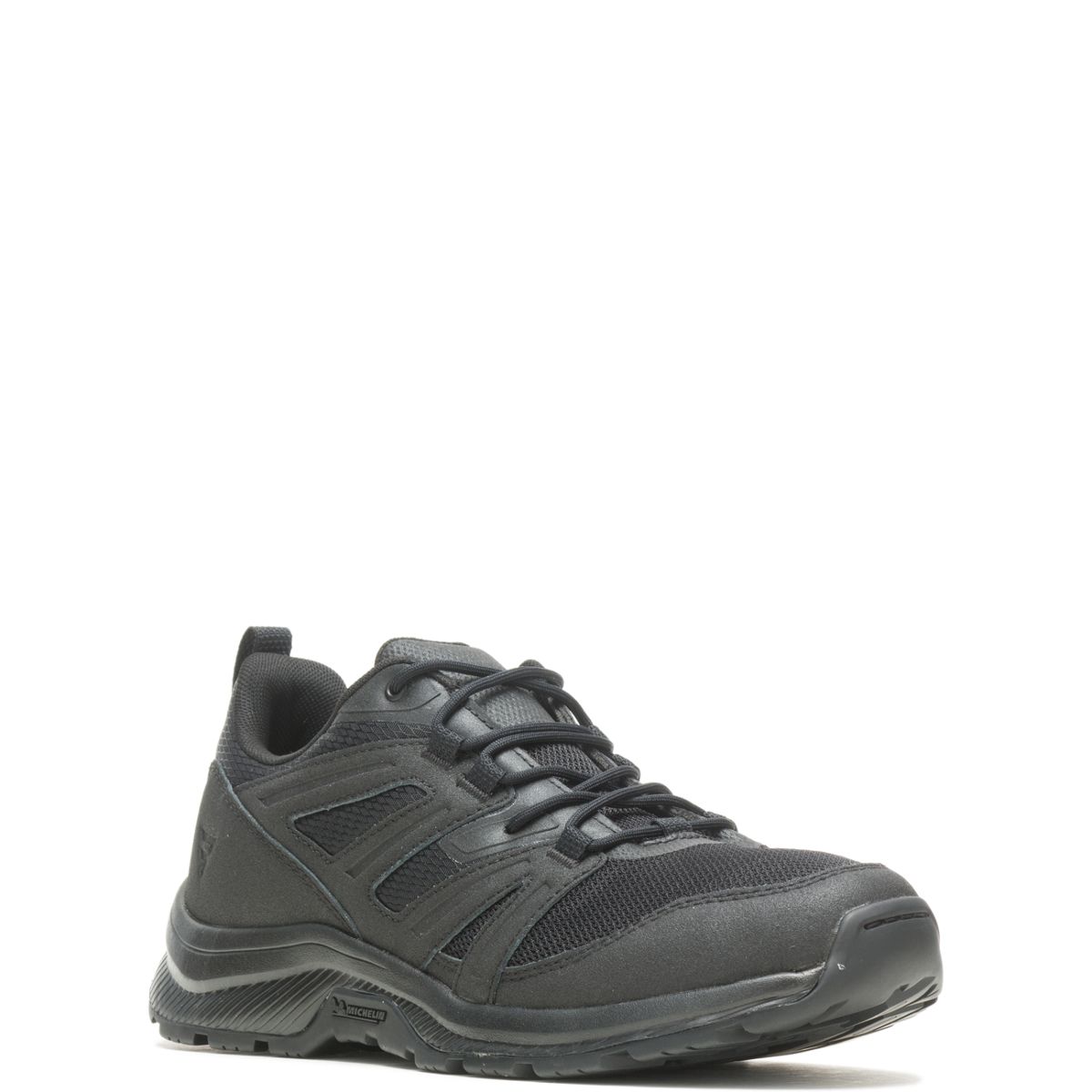 Bates Men's Rallyforce Low Soft Toe Slip Resistant Work Shoe Black - E04100