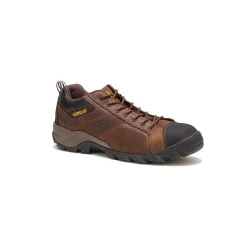 CATERPILLAR WORK Men's Argon Composite Toe Work Shoe Dark Brown - P89957