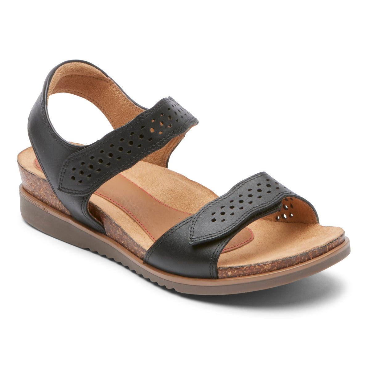 Cobb Hill Women's May Wave Strap Sandal Black - ML06174-UBL13 (CJ0726)