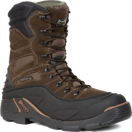 Rocky Men's 9" Blizzard Stalker Waterproof 1200g Insulated Boot Brown - FQ0005454