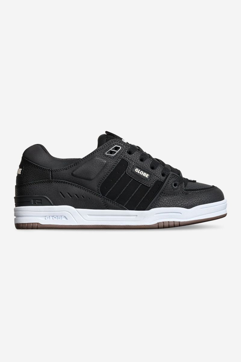 Globe Men's Fusion Skate Shoe Black/White/Gum - GBFUS-10048