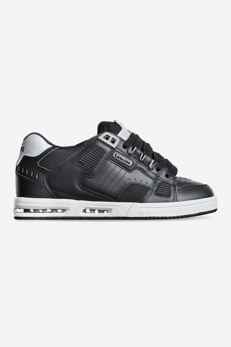 Globe Men's Sabre Skate Shoe Black/Silver - GBSABR-10038