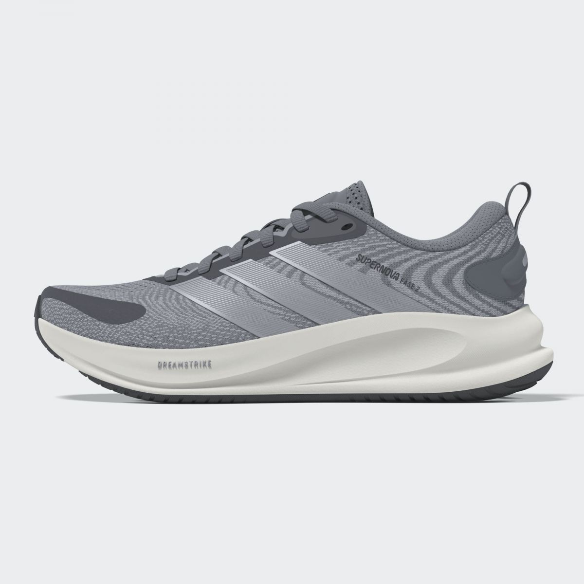 Adidas Men's Supernova Ease 2 Running Shoes Grey/Matte Silver/Grey - JQ4252