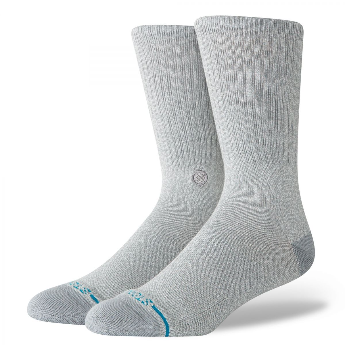 Stance Men's Icon Crew Socks Grey Heather - M311D14ICO-GRH