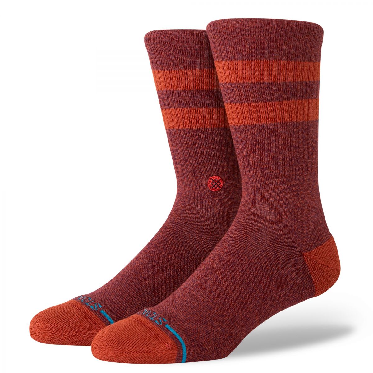 Stance Men's Jovan Crew Socks Rust - M556C17JOV-RST