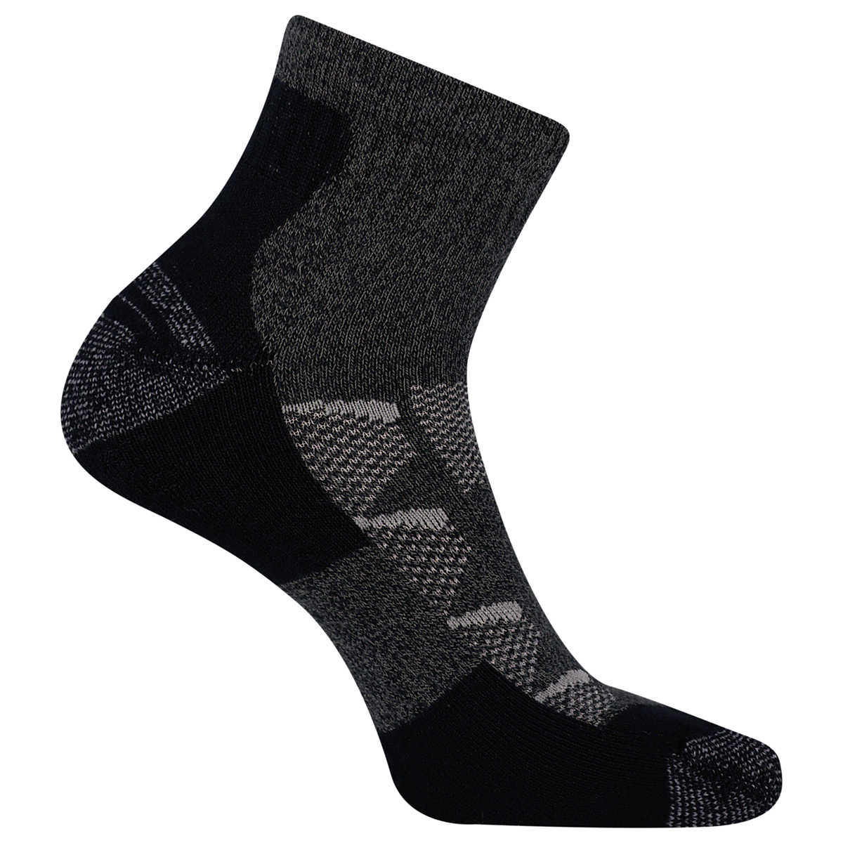 Merrell Unisex Moab Hiking Quarter Socks Charcoal (1 pair) - MEA33651Q1B4001-CHAR