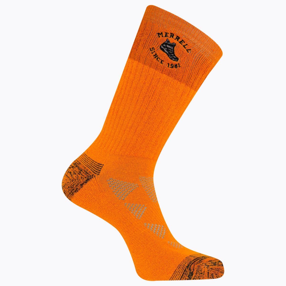 Merrell Unisex Moab Hiking Crew Socks Orange (1 pair) - MEA33670C1B4001-ORAST