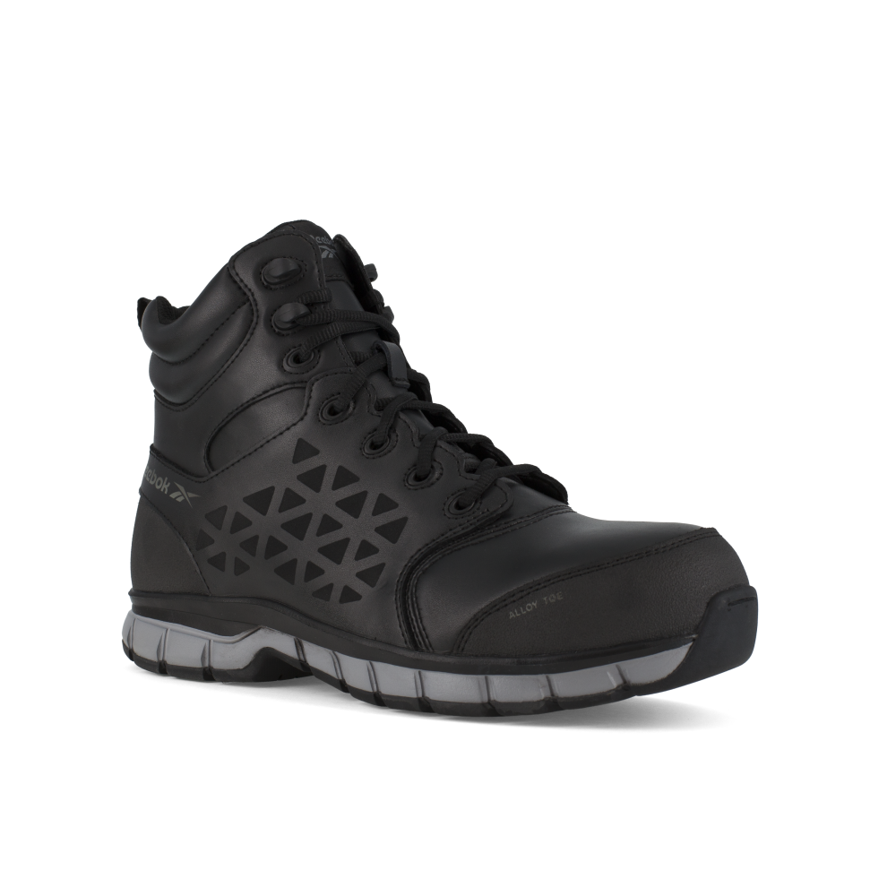 Reebok Work Women's 6" Sublite Cushion Alloy Toe Work Boot Black - RB467