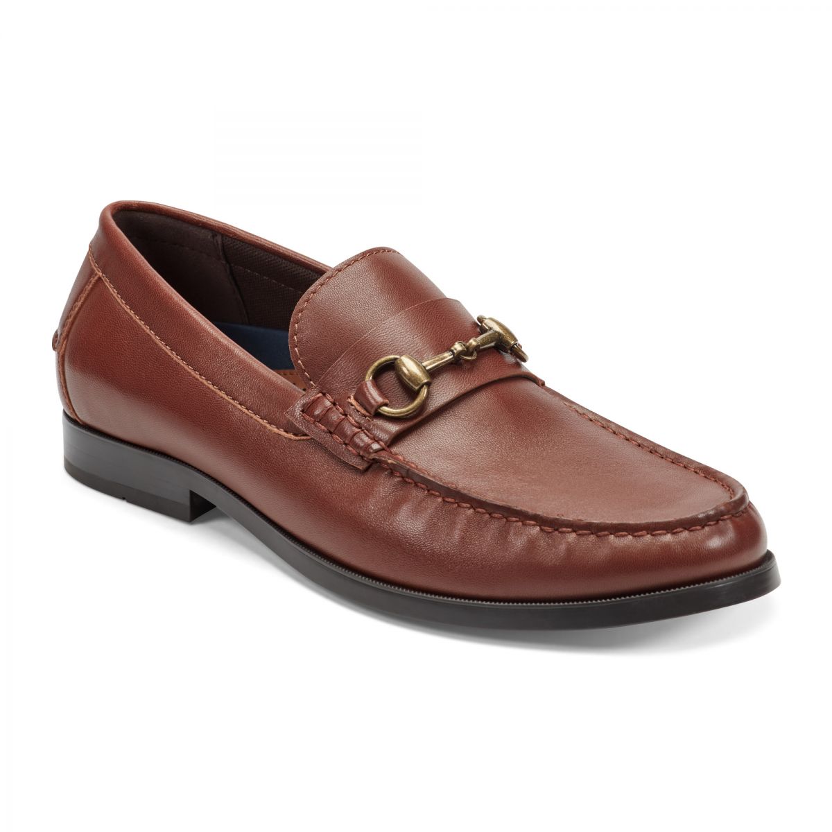 Rockport Men's Whit Classic Bit Wide Dark Brown Loafers - M-Whit-DBR02