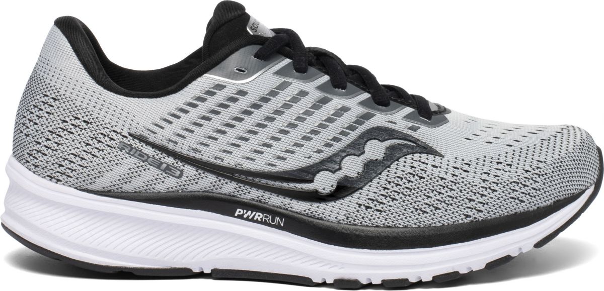 Saucony Men's Ride 13 Wide Running Shoe Alloy/Black - S20580-40