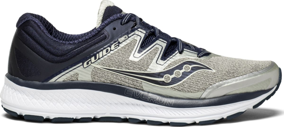 Saucony Men's Guide ISO Wide Running Shoe Grey/Navy - S20416-1