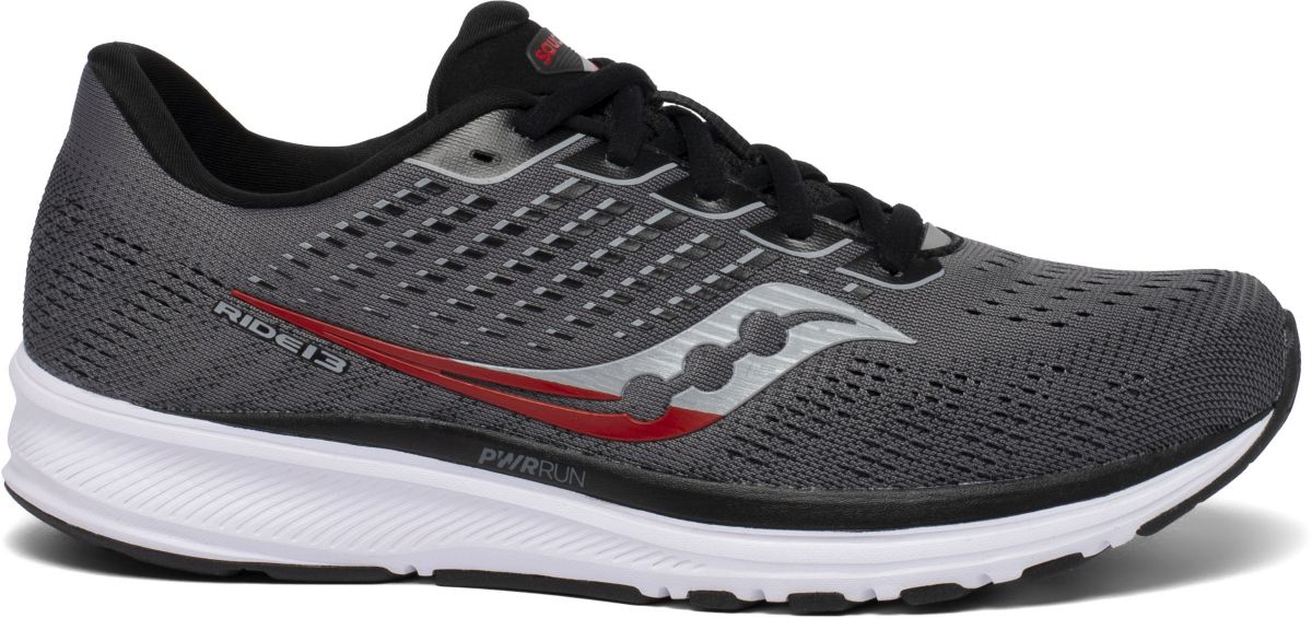 Saucony Men's Ride 13 Running Shoe Charcoal/Black - S20579-30