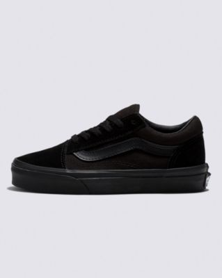 VANS Kids' Old Skool Shoe Black/Black - VN000W9TENR
