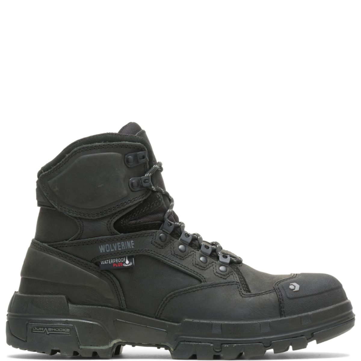 WOLVERINE Men's 6" Legend DuraShocks® CarbonMAX® Composite Toe Work Boot Black - W10613