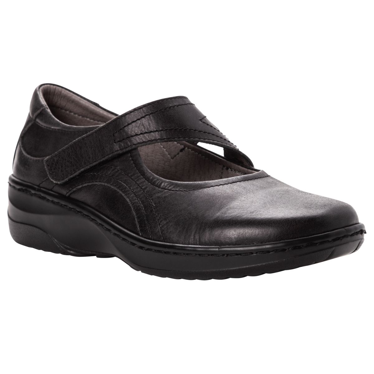 Propet Women's Golda Mary Jane Black Leather - WCA053LBLK