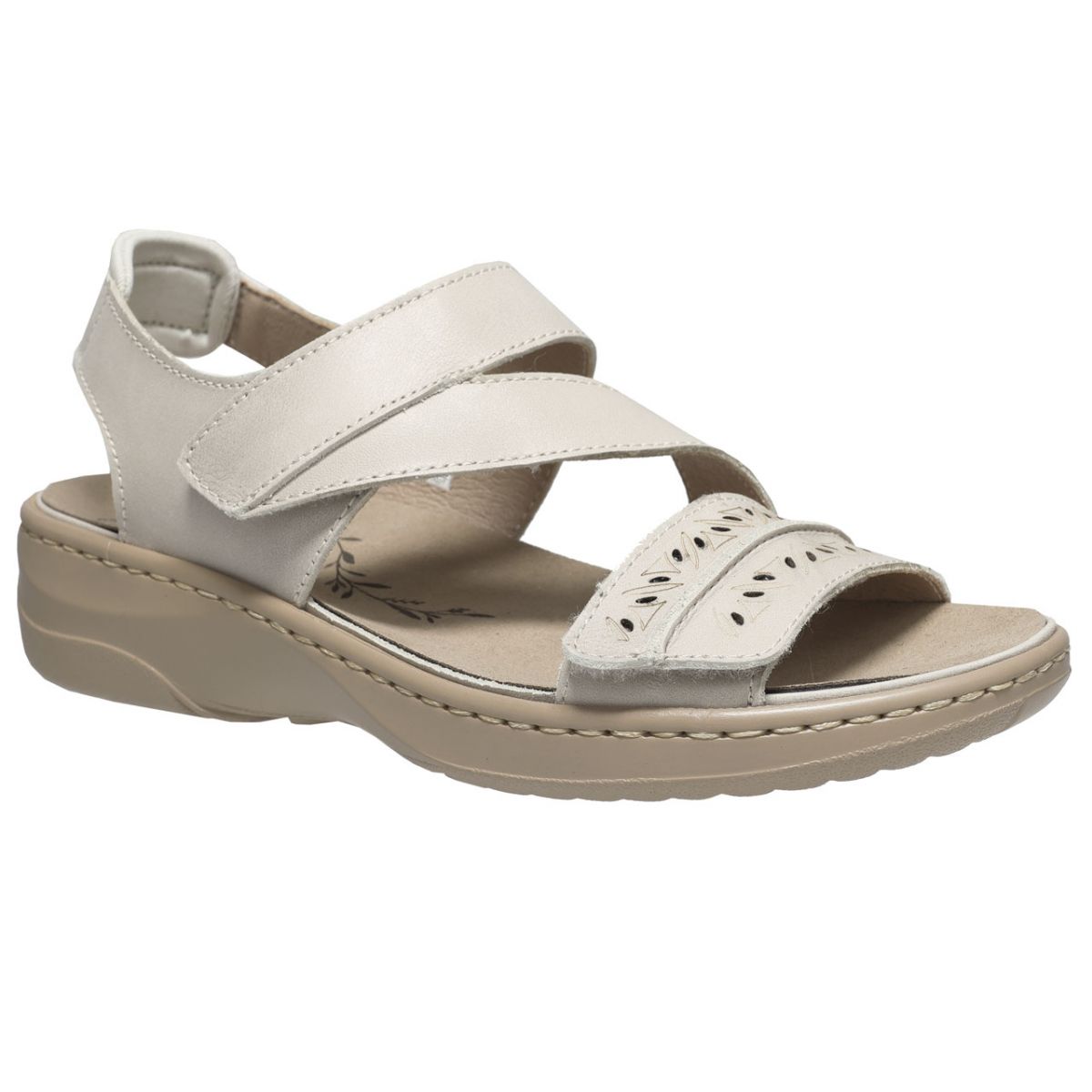 Propet Women's Garnet Sandal Bone Leather - WSO093LBON
