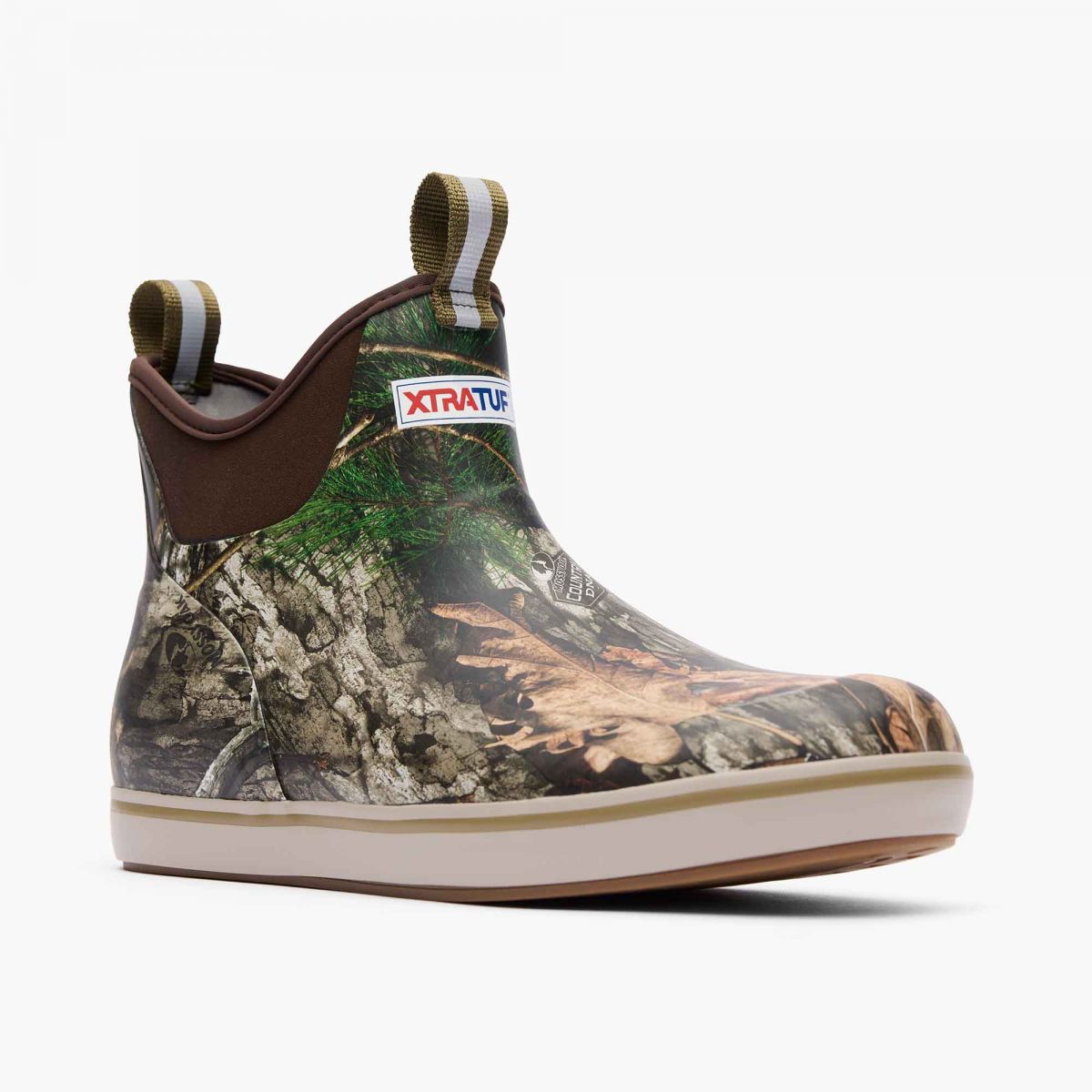 XTRATUF Men's Ankle Deck Boot Mossy Oak Country DNA - XMABMDNA