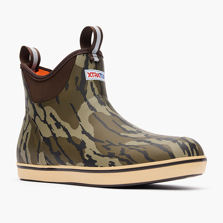 Xtratuf Men's 6" Ankle Deck Boots Mossy Oak Bottomland Original - XMABMOB