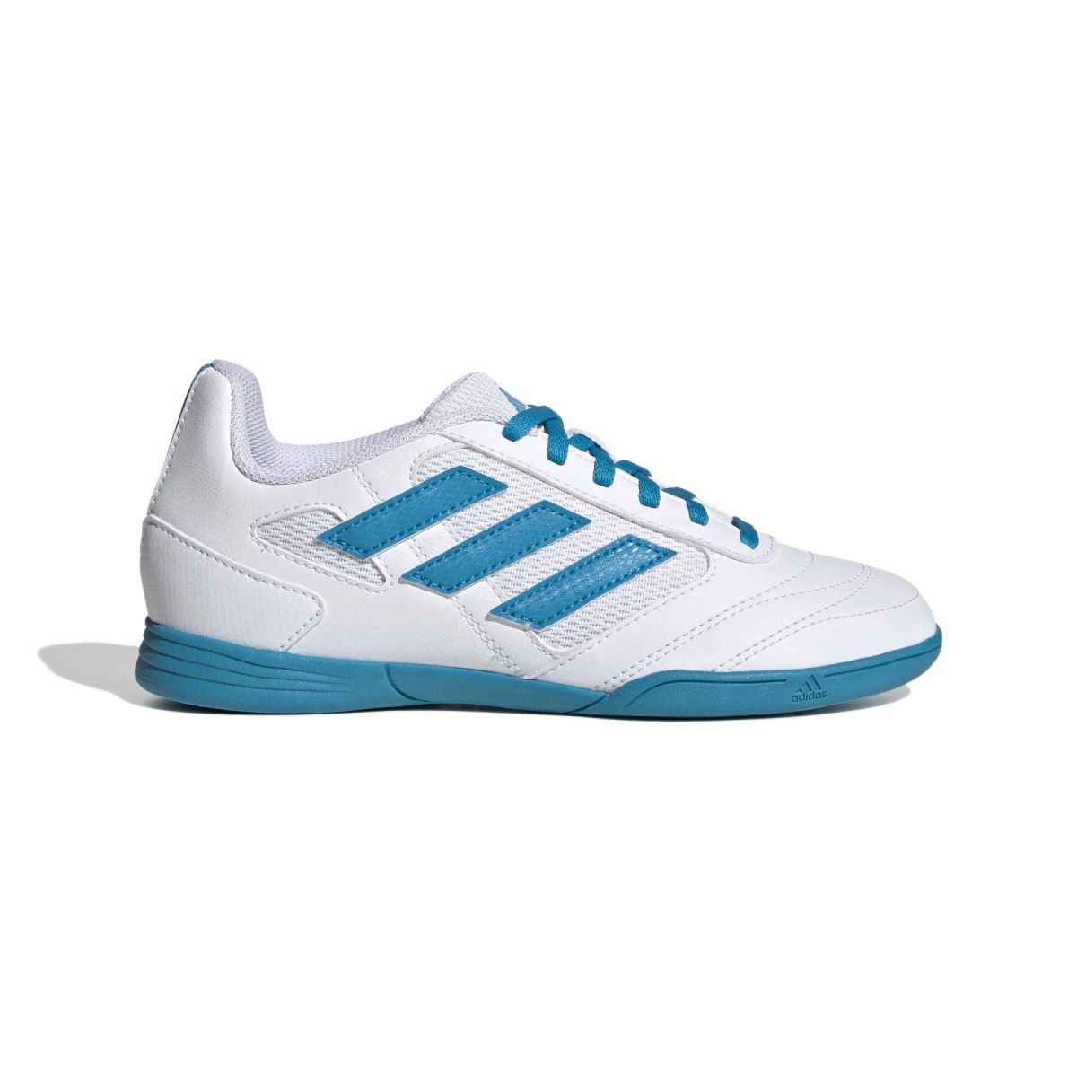 Adidas Men's Super Sala 2 Indoor Soccer Shoe White/Bold Aqua/Bold Aqua - GZ2560