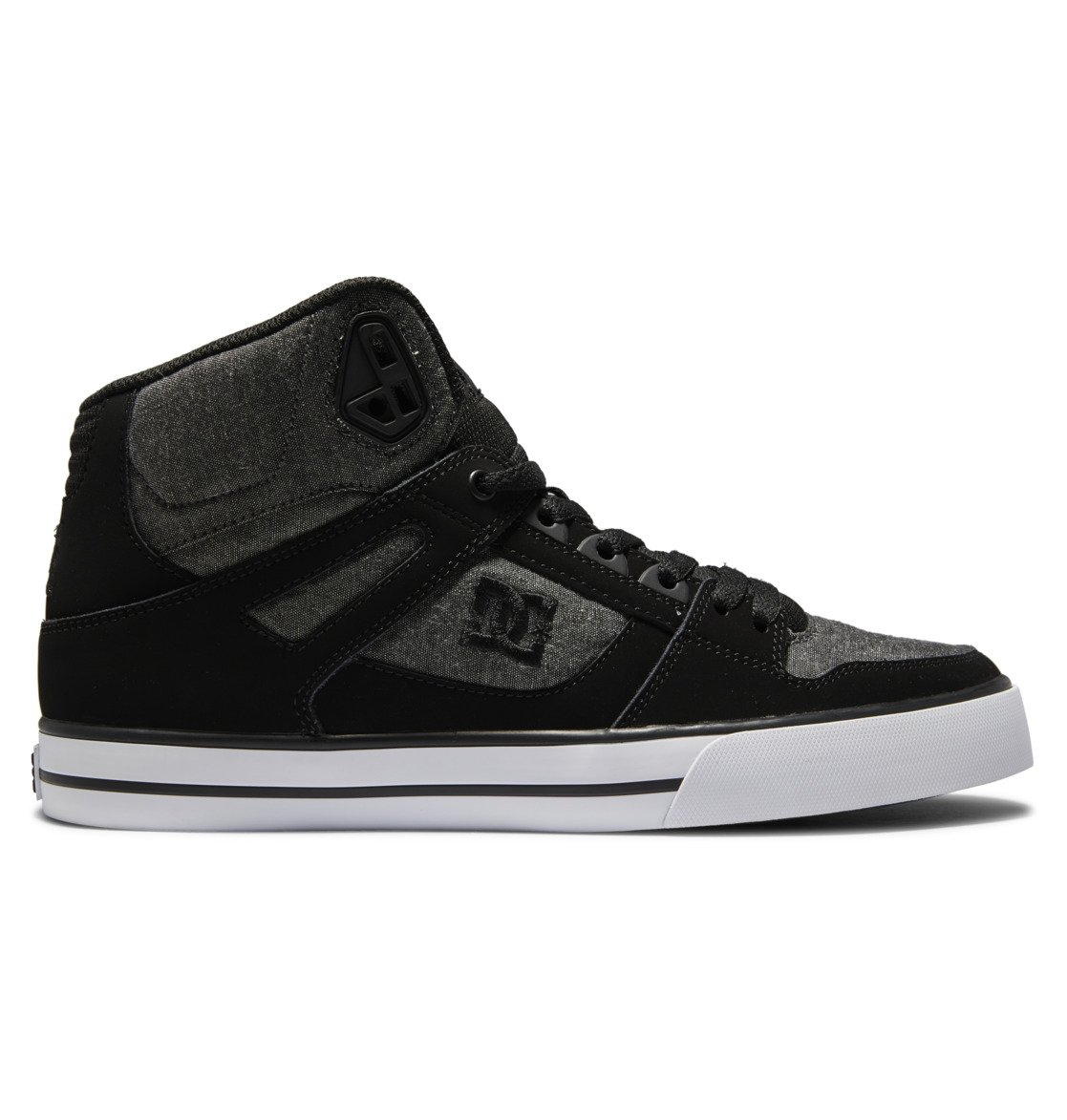 DC Shoes Men's Pure High-Top Shoes Charcoal Heather - ADYS400043-CH1
