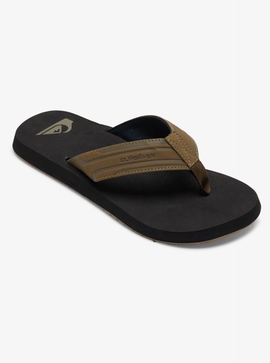 Quiksilver Men's Monkey Wrench Sandal Tan Solid - AQYL100048-TKD0
